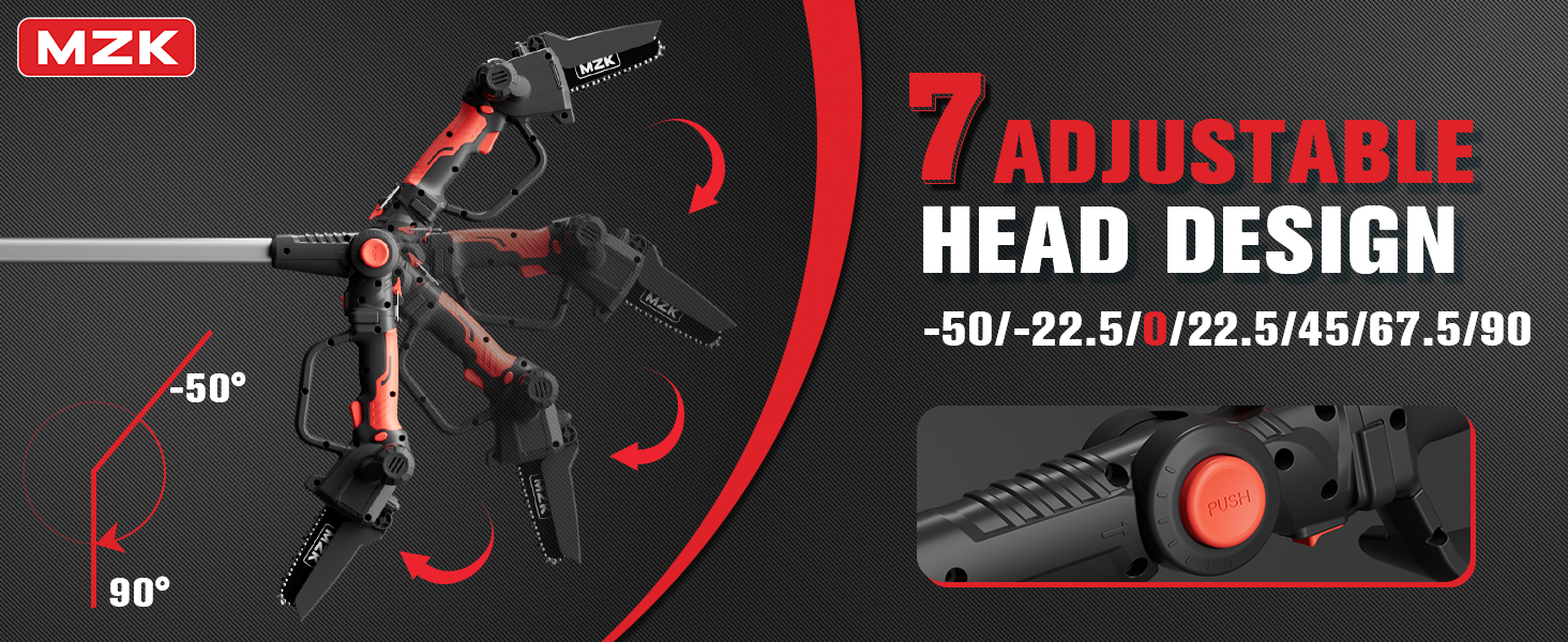 7 ADJUSTABLE HEAD