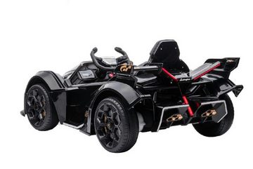 Electric children's car children - electric car "Lamborghini V12 Vision Gran Turismo" - black