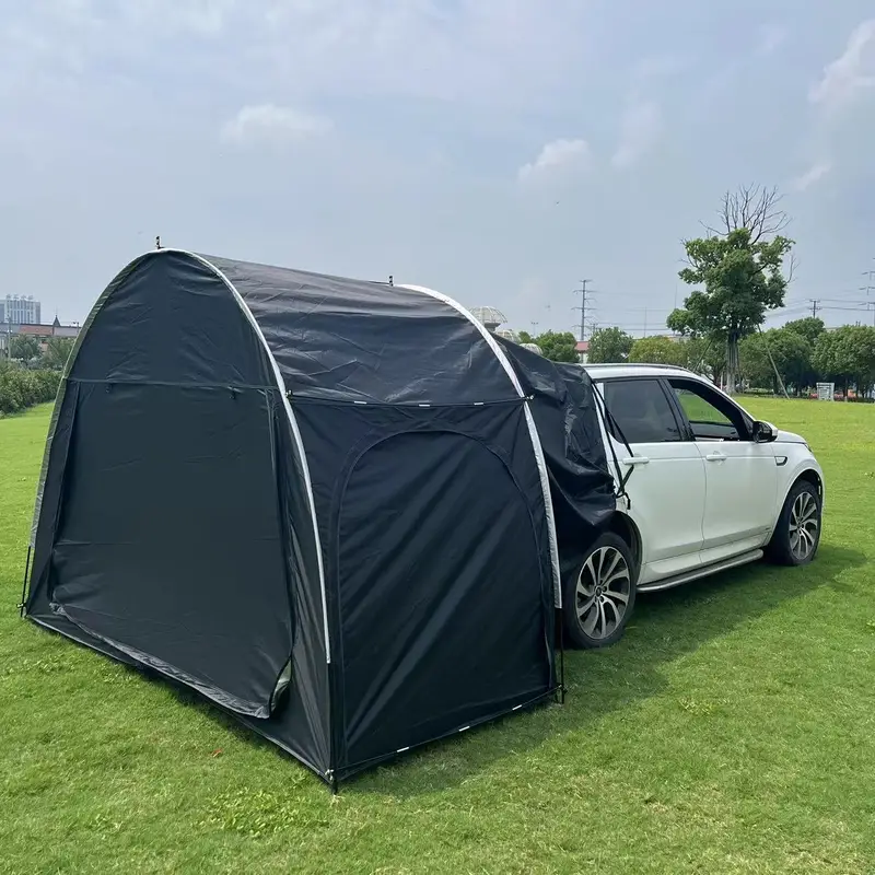 outdoor camping car tail tent self driving wilderness camping sunshade sunscreen rainproof car sunshade shed quick open camping tent details 0