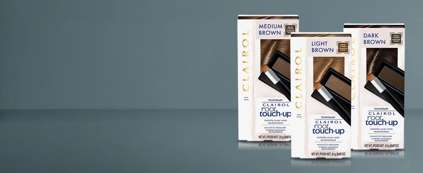 This temporary root touch up powder is perfect for a quick retouch on-the-go, on any hair texture