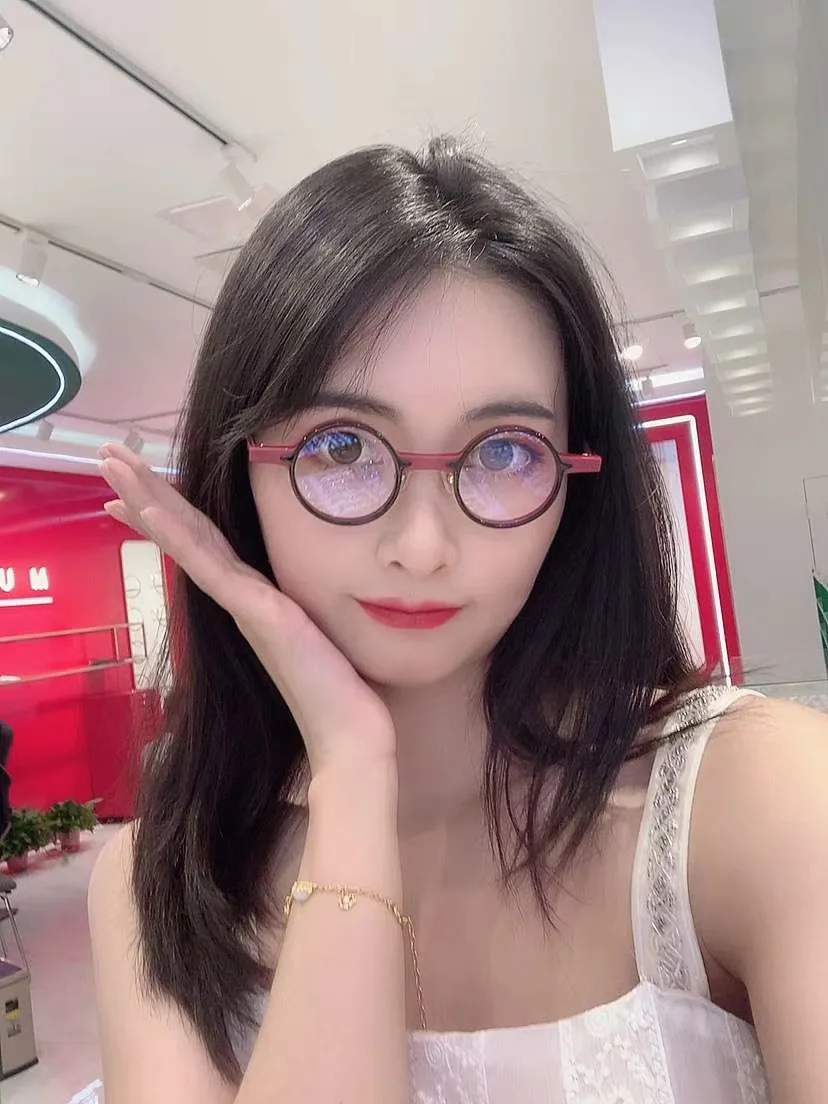 Belight Optical Green Fancy Mini Round shape Men Women Vintage Retro Design Acetate  spectacle frame precription lens 238-1