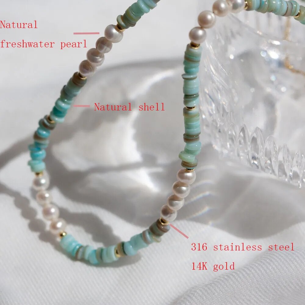 2022 Bohemian Sapphire natural semi-precious stone necklace women's fashion necklace jewelry clavicle fashion jewelry