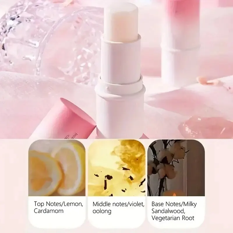 Sweet Summer Solid Balm Stick - Multipurpose Women's Natural Fragrance Perfume - Portable and Long-Lasting