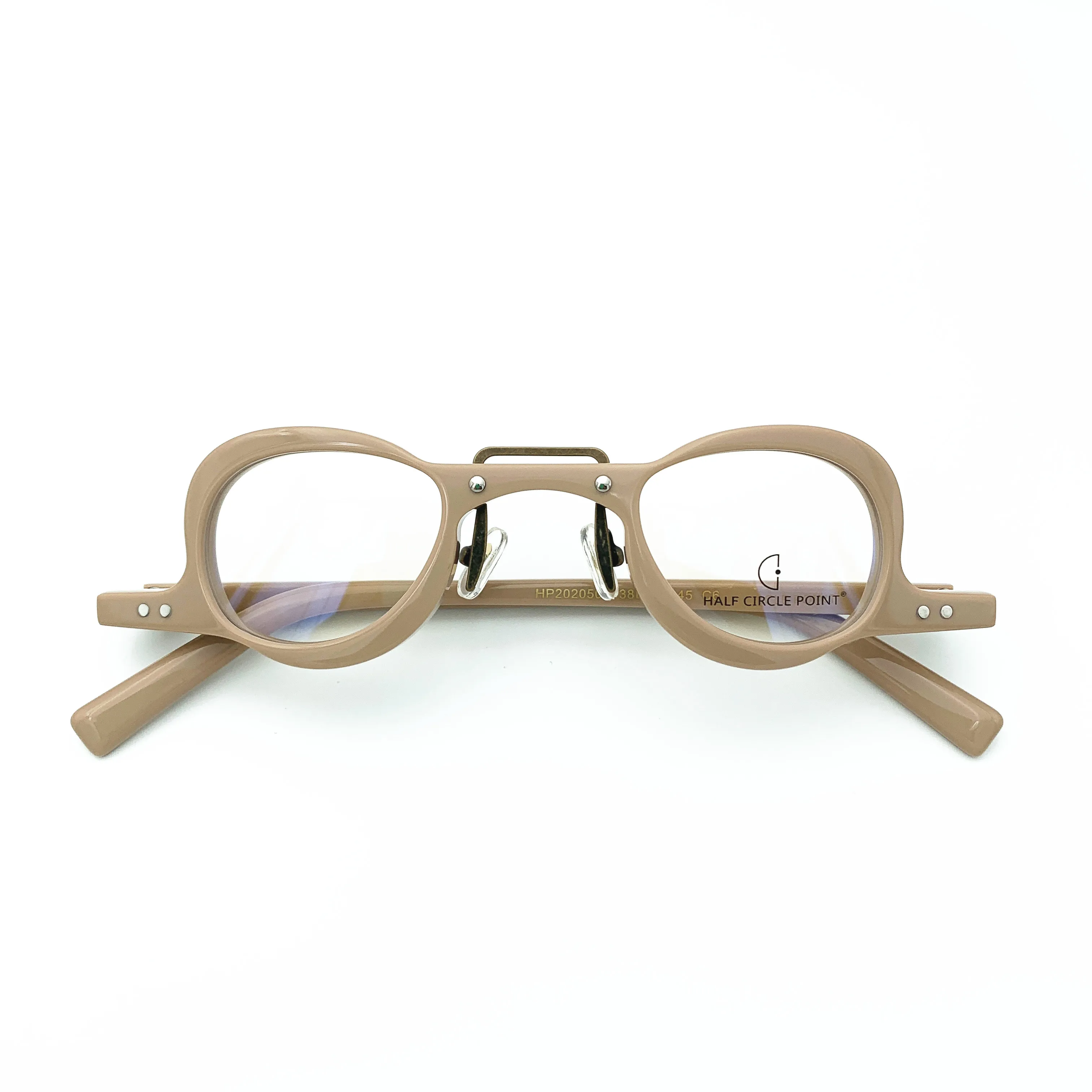 Belight Optical  Fancy Mini Irregular Shape Men Women Vintage Retro Design Acetate Spectacle Frame Precription Lens 2020508