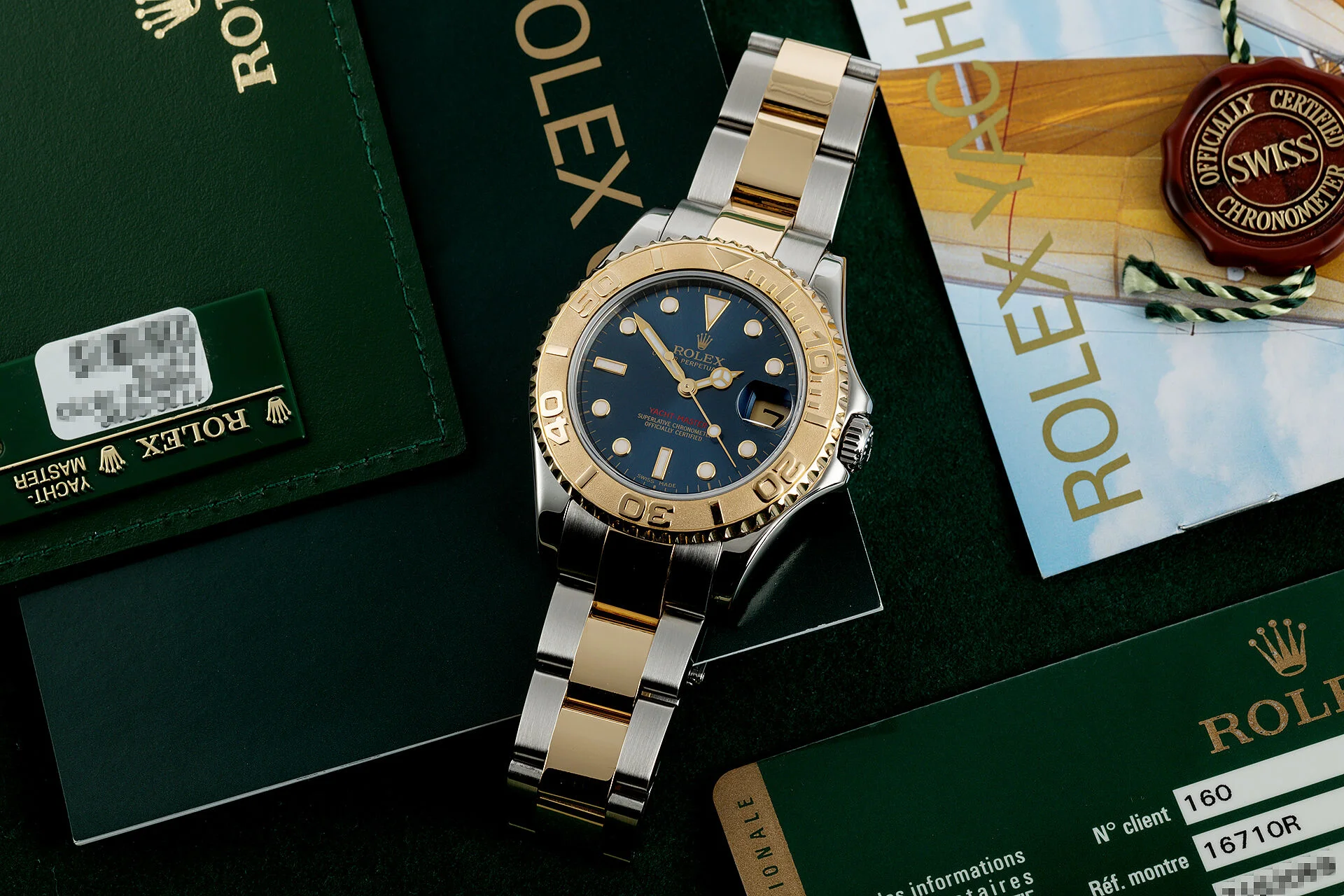 ref 168623 | 35mm Gold & Steel | Rolex Yacht-Master