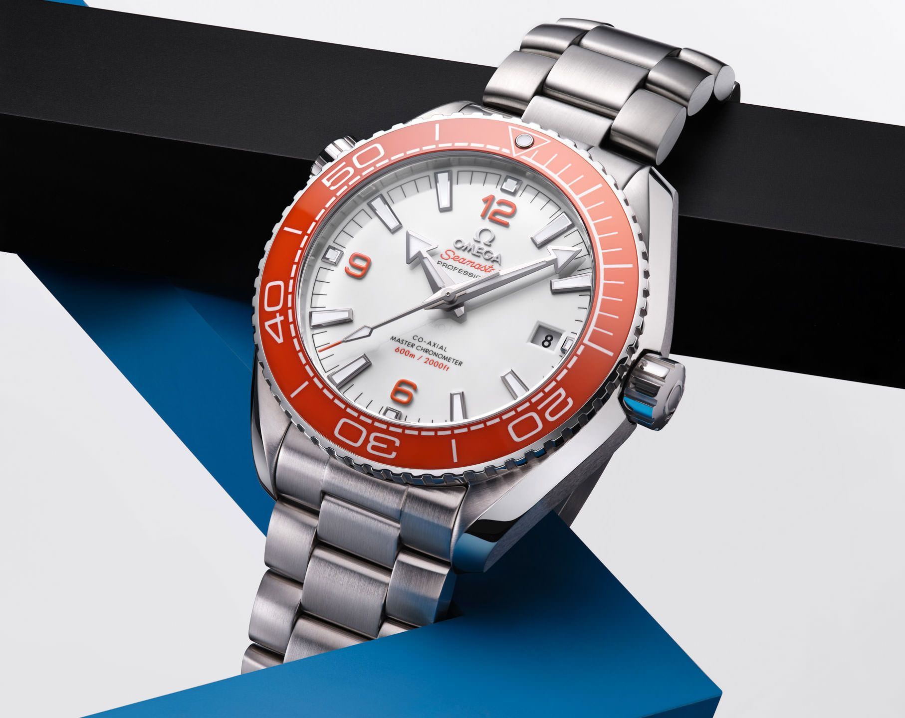 Omega Planet Ocean 43.5 mm Watch in White Dial