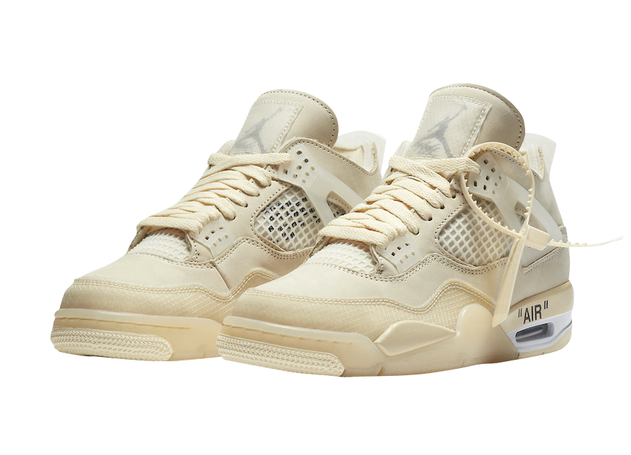 Off-White x Air Jordan 4 WMNS Sail CV9388-100