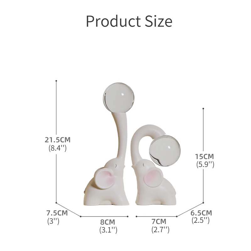 Elephant Decoration Living Room Decoration Luxury High-end Decoration home decoration statues for decoration Mother's Day Gift