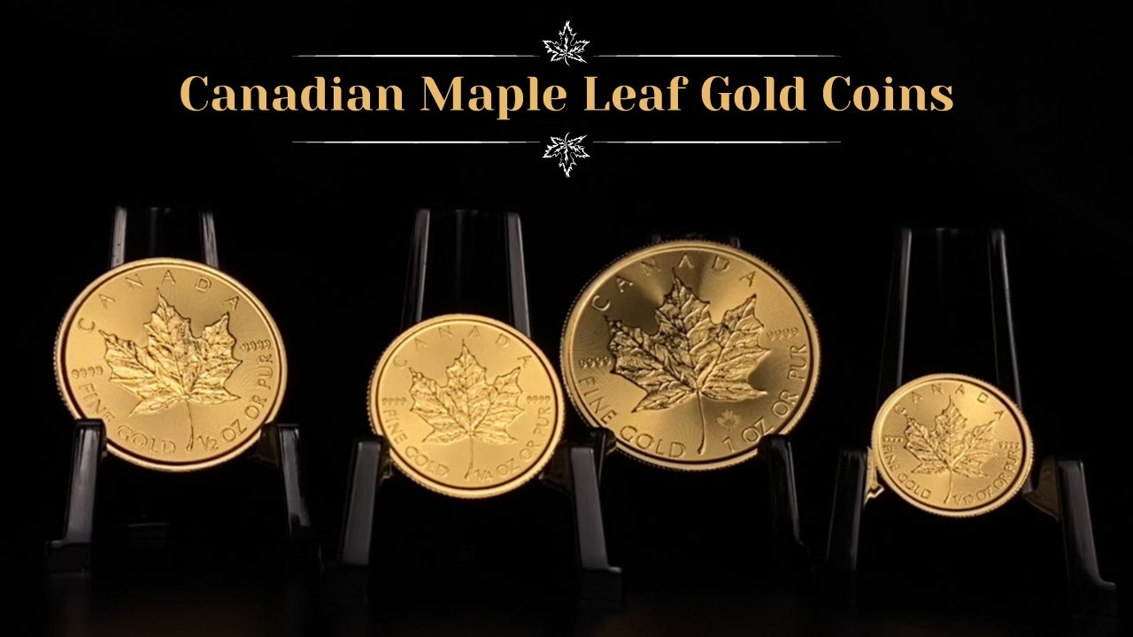 2024 1 oz Canadian Maple Leaf Gold Coin BU - Lot of 5