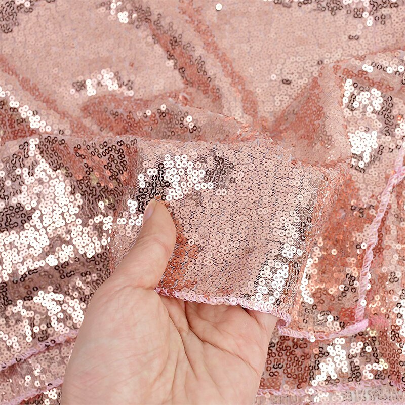 30x180cm  Rose Gold Sequin Table Runners For For Wedding Decor Sequin Birthday Wedding Party Home Tea Table Runner Table Cover