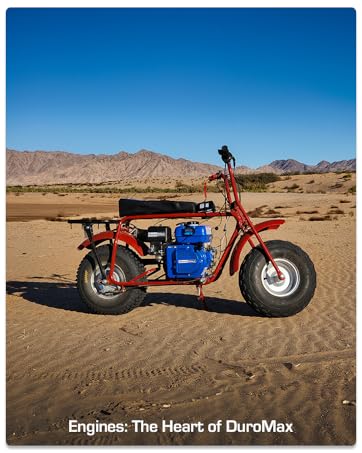 DuroMax Engine on a Bike in the Desert