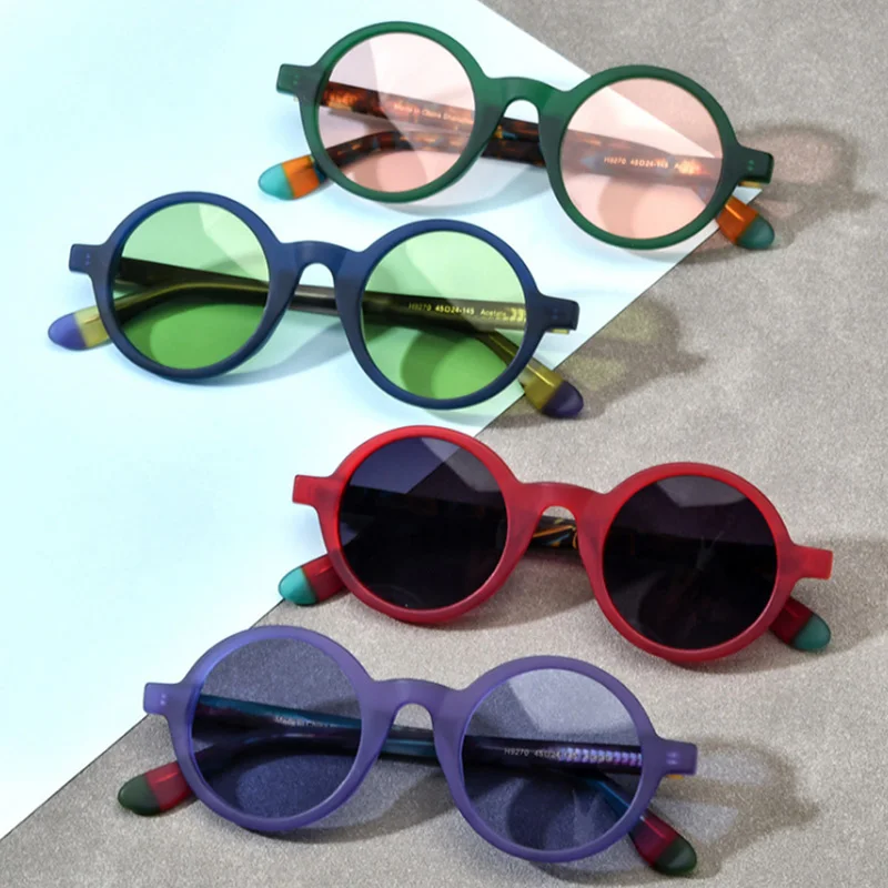 Belight Optical Combine Colorful Acetate Design Women Men UV400 Protection with Case Oculos  Sunglasses  19270T