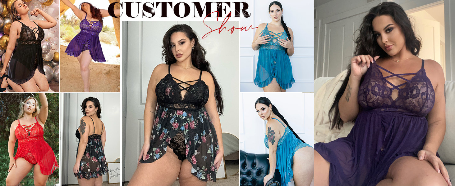 plus size lingerie