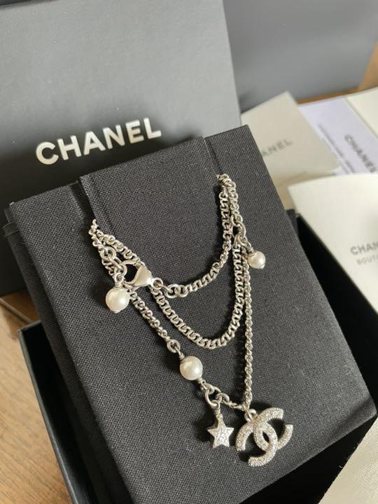 chanel❤️パールと星チャーム☆ネックレス✨