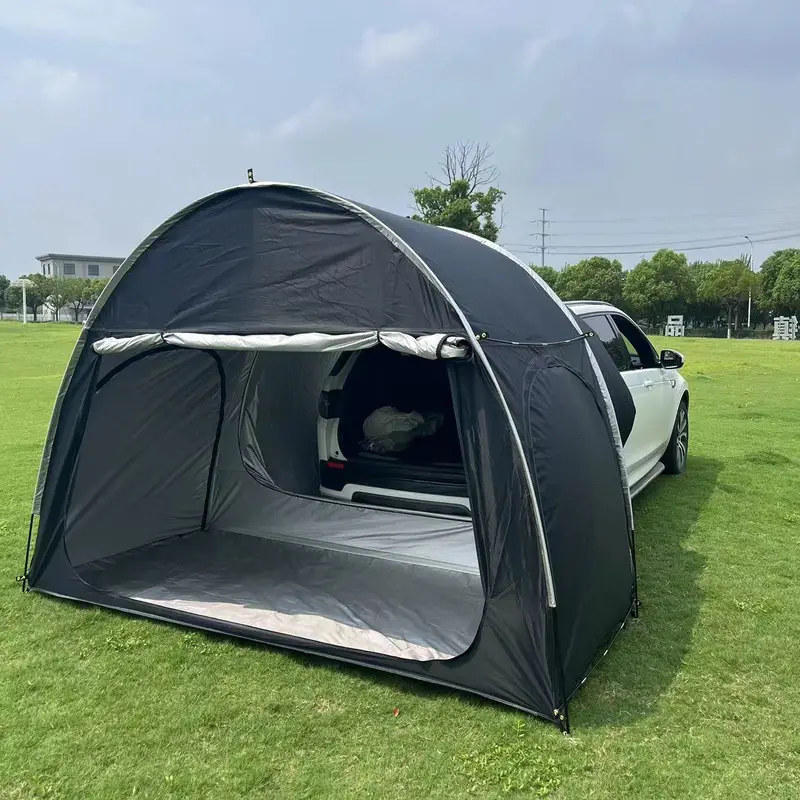 outdoor camping car tail tent self driving wilderness camping sunshade sunscreen rainproof car sunshade shed quick open camping tent details 3