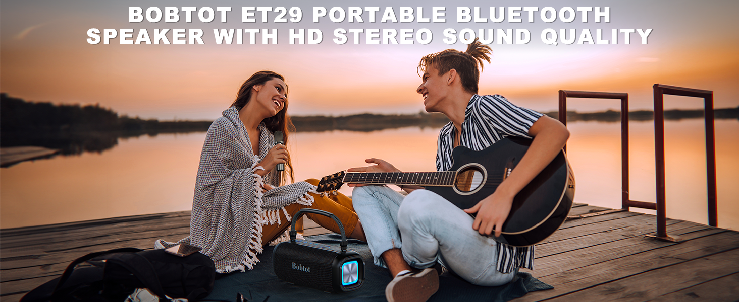 Bluetooth Speaker,  Up to 24H Playtime, IPX7 Waterproof wireless Speaker