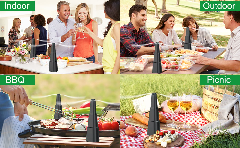 Portable Food Fly Fan for Outdoor Party