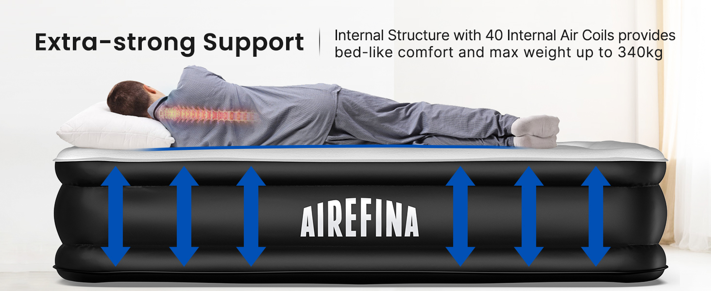 Airefina Comfort Air Mattress Queen