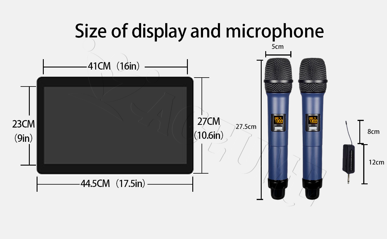 Display  and  mic  Size