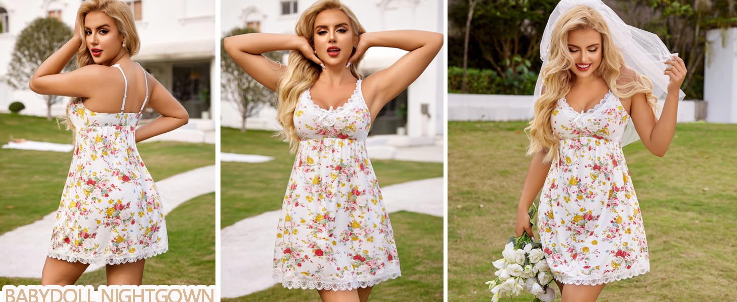 SEXY Floral Sleepwear
