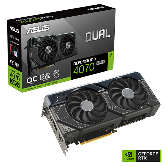 ASUS Dual GeForce RTX 4070 SUPER OC Edition graphics card