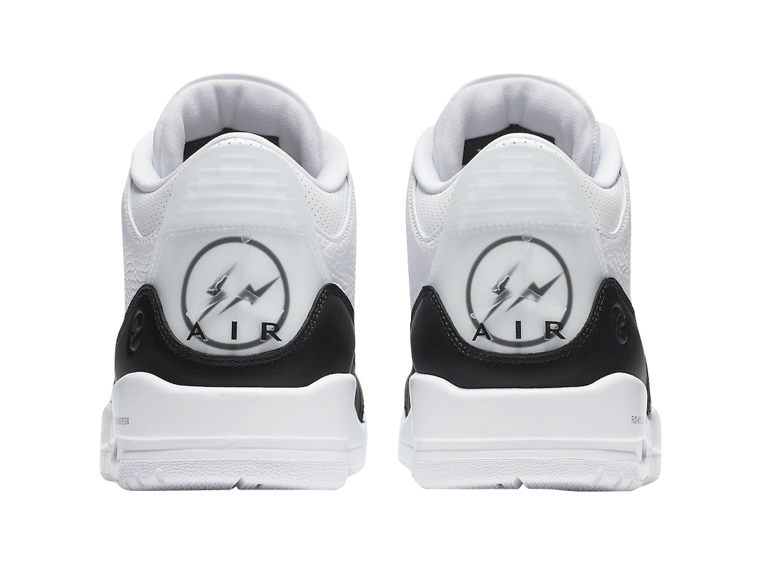 fragment x Air Jordan 3 White Black DA3595-100