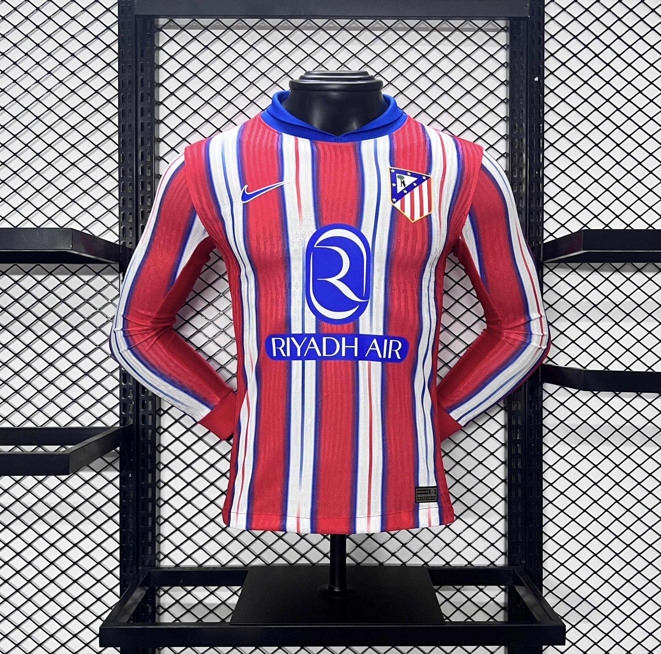 Atletico Madrid 24-25 Home Long Sleeve Jersey - Player Version111