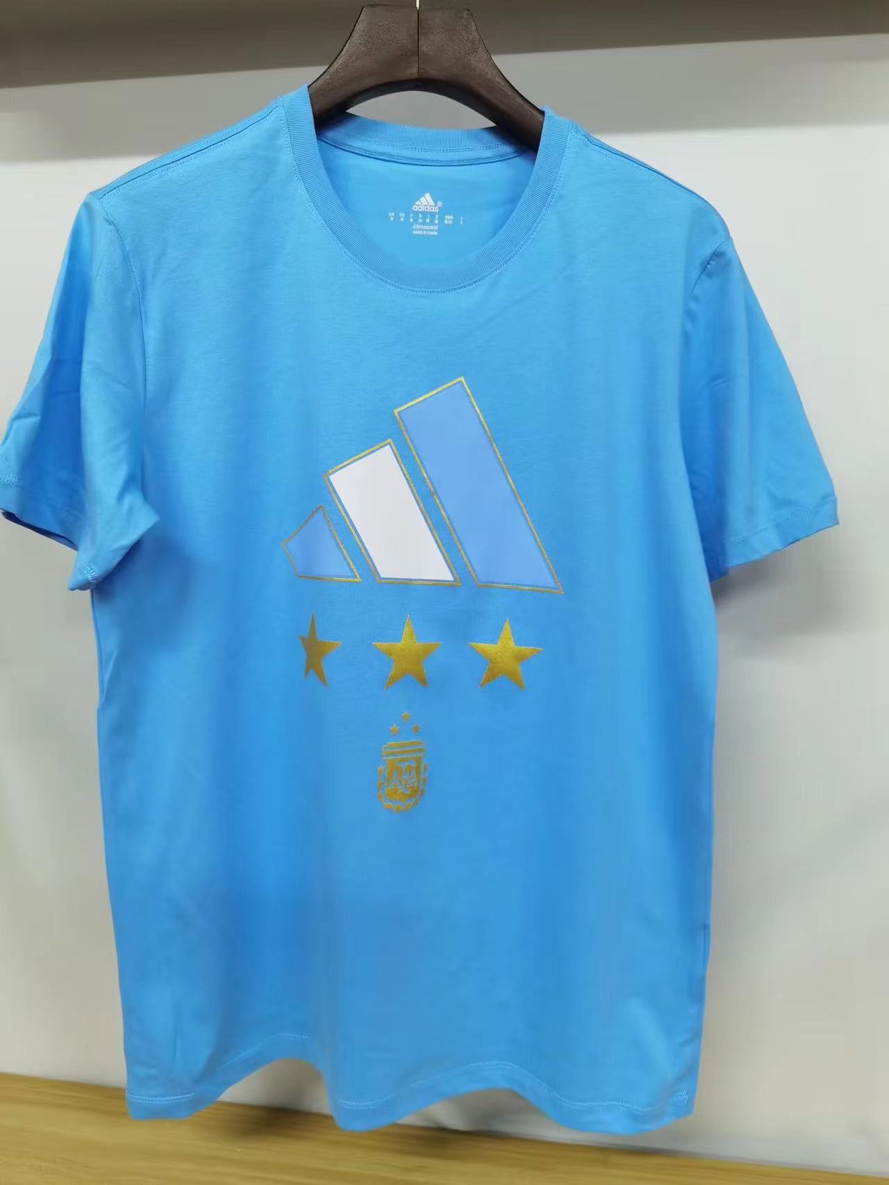 SIUjerseys-Three Star Argentina Champion Shirt 2022 World Cup
