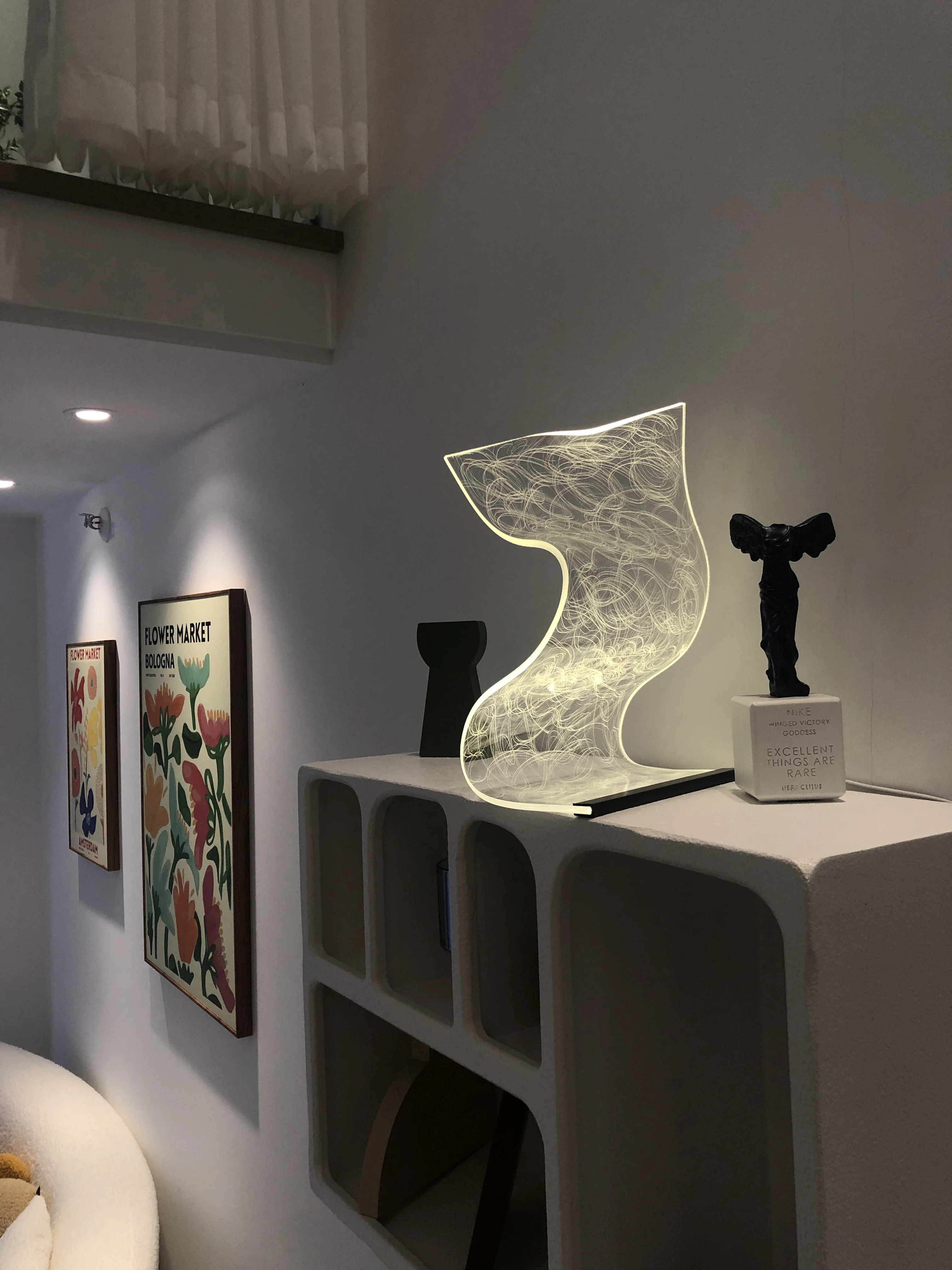 INS Atmosphere Lamp Creative Photography Bedroom Table Lamp Bedside Lamp Night Lamp Dormitory High Beauty Desktop Decoration