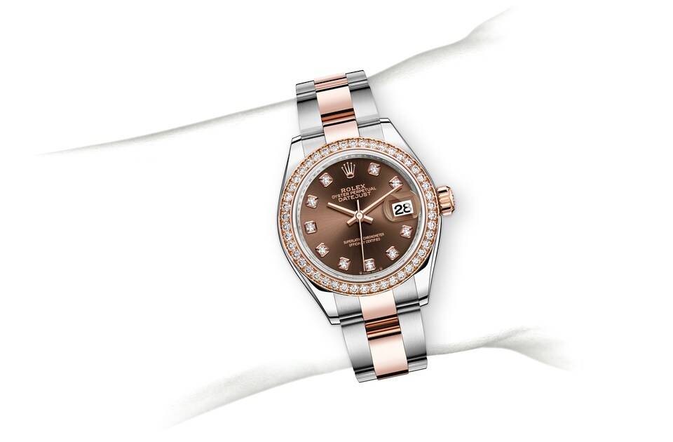 Rolex Lady-Datejust in Oystersteel and gold, m279381rbr-0012 | Europe Watch Company