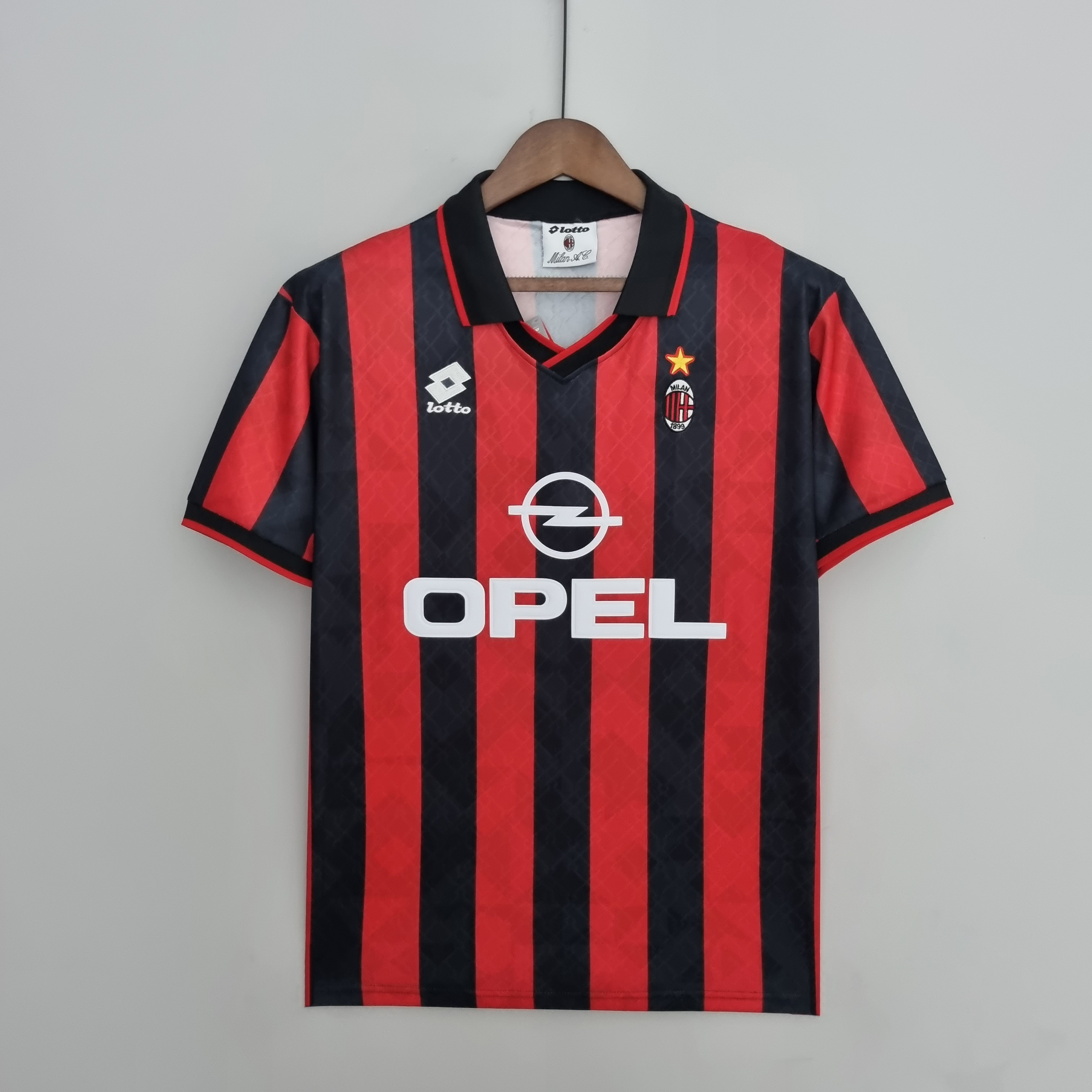 Retro AC Milan 95-96 Home Stadium Jersey111