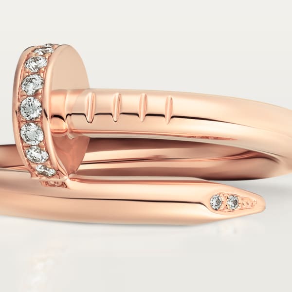 Juste un Clou ring Rose gold, diamonds