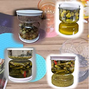 Flip Pickle Jar With Leak Proof