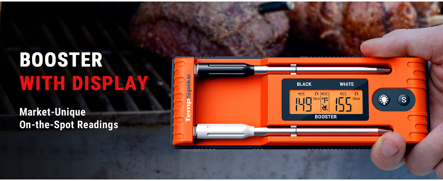 bluetooth meat thermometer for grilling and smoking meat probe thermometer wireless meat probe