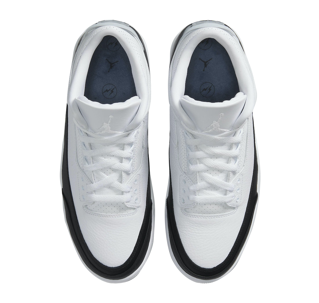 fragment x Air Jordan 3 White Black DA3595-100