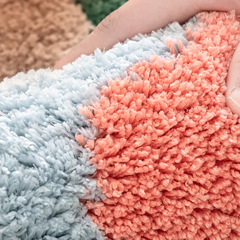 Living Room Area Soft Rugs Fluffy Bedroom Non Slip Tie Dyed Fuzzy Shag Plush Soft Shaggy Bedside Rug Home Decorations