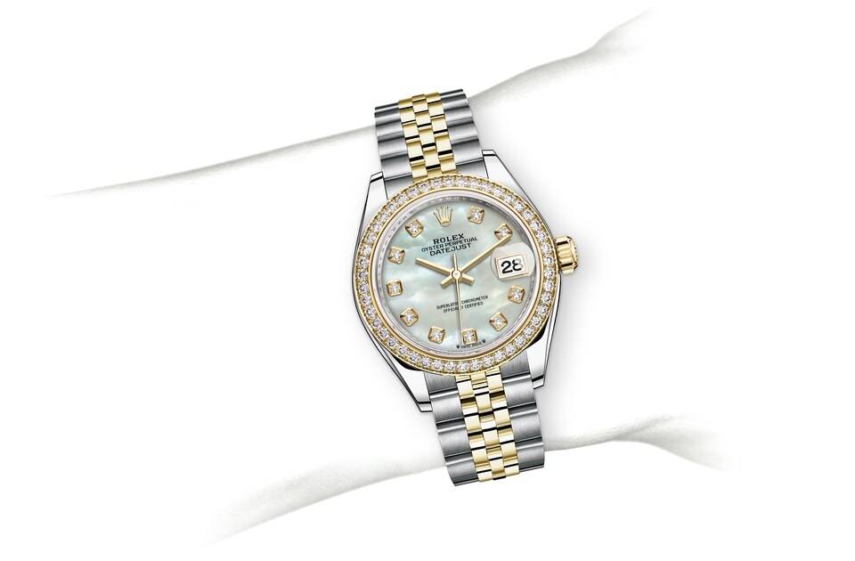 Rolex Lady-Datejust in Oystersteel and gold, m279383rbr-0019 | Europe Watch Company