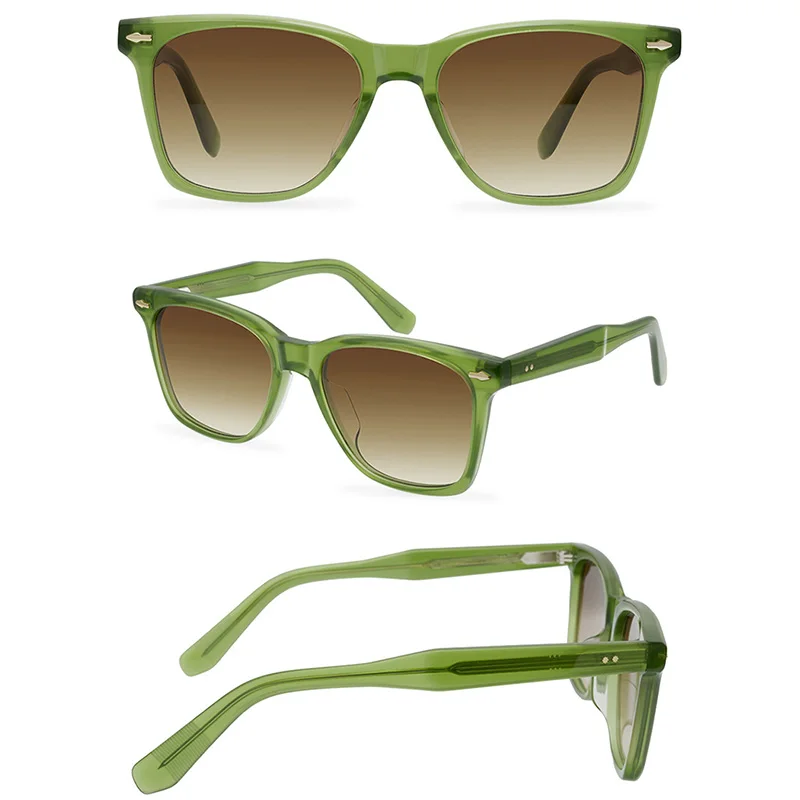 Belight Optical Acetate Handmade Quality Classical Design Women Men UV400 Protection with Case Oculos LEMTOSH Sunglasses 9601