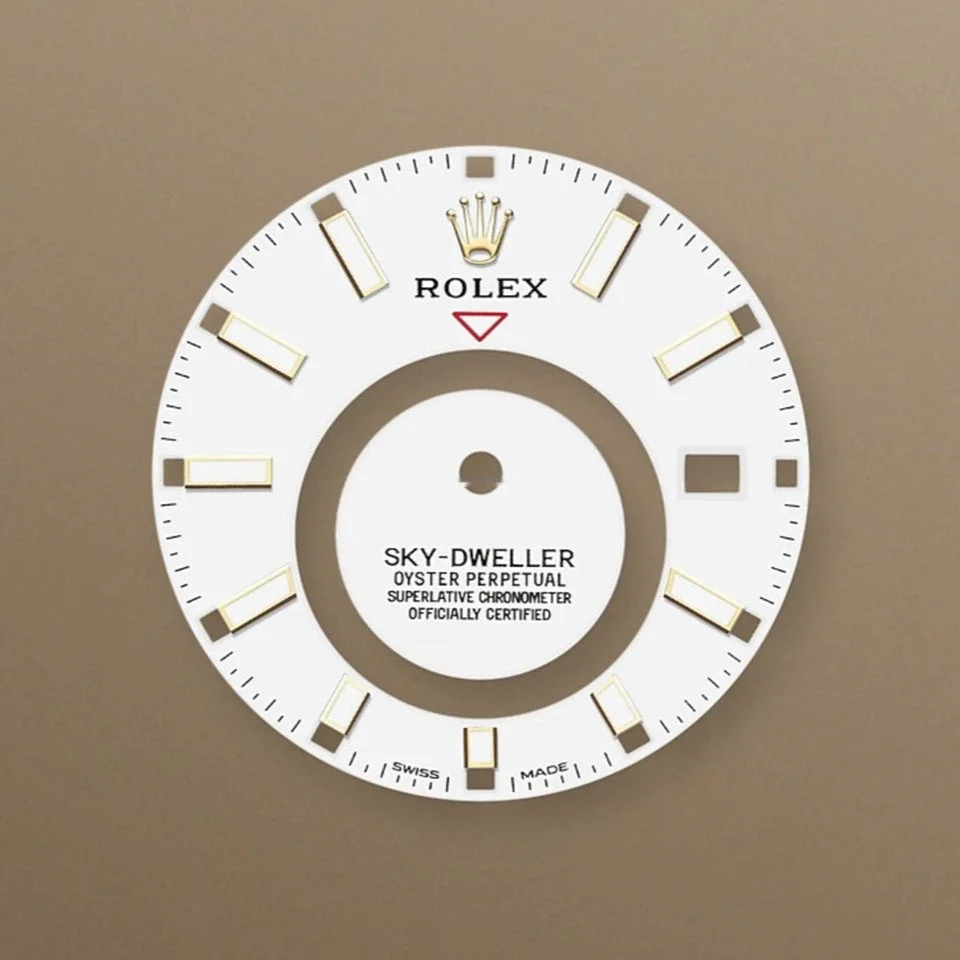 Rolex Sky-Dweller 326933 White Dial Jubilee Two-Tone Yellow Gold Stainless  Steel | Watch Rapport