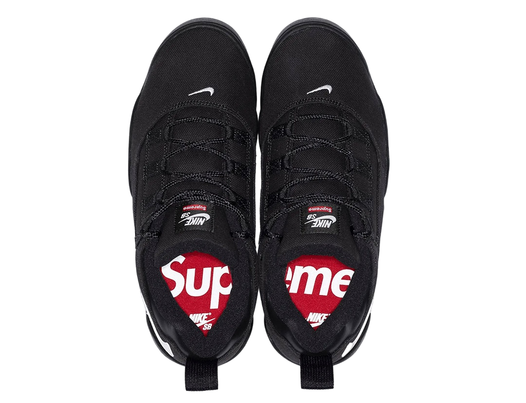 Supreme x Nike SB Darwin Low Black - May 2024 - FQ3000-001