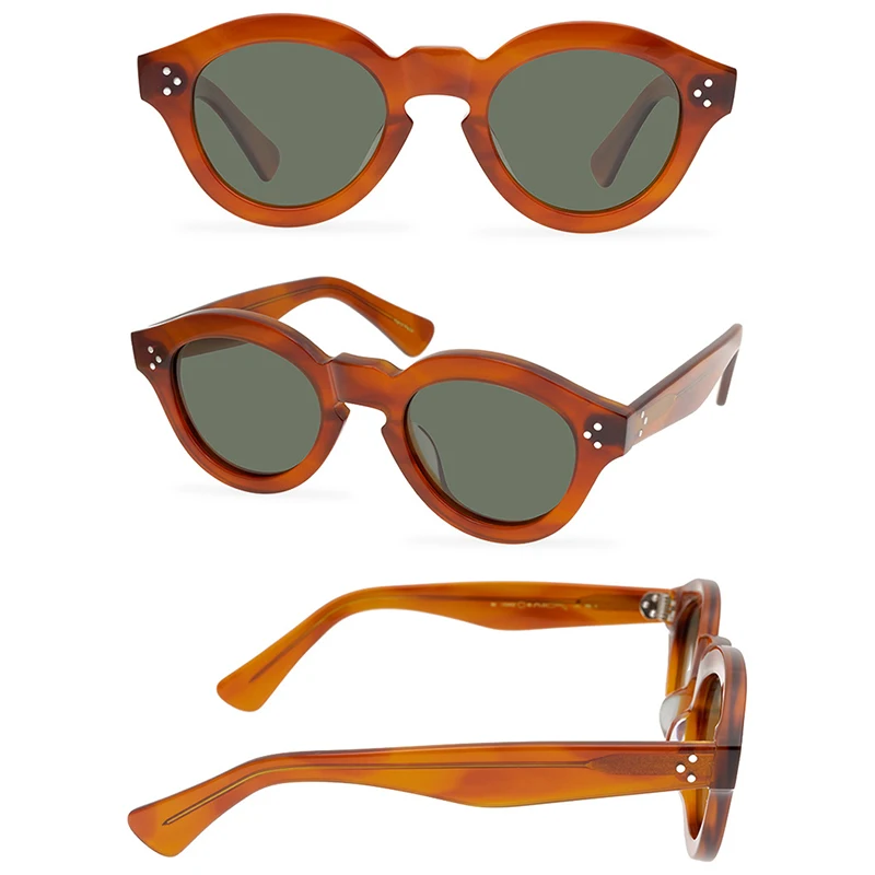 Belight Optical Handmade Quality Cool On The Mask Women Men UV400 Protection with Case Oculos Punk Sunglasses MA133402