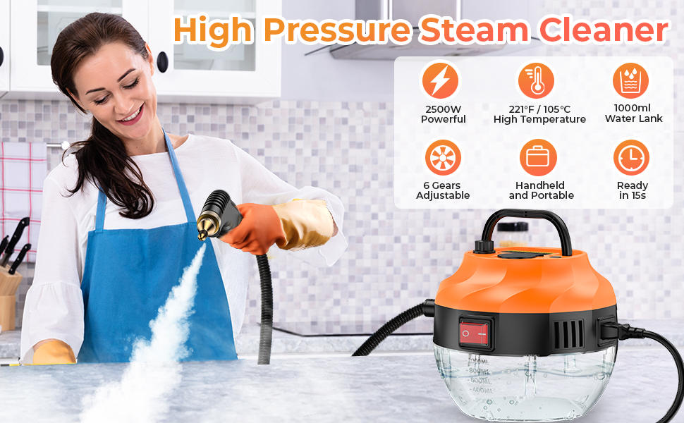 high pressure steam cleaner