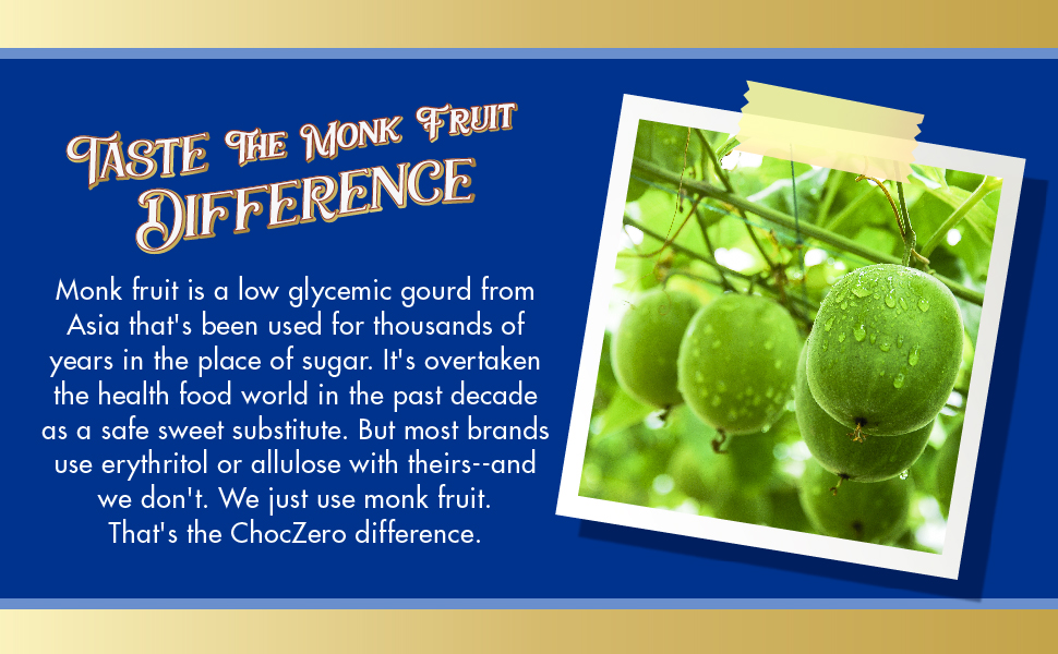 Taste The Monk Fruit Difference