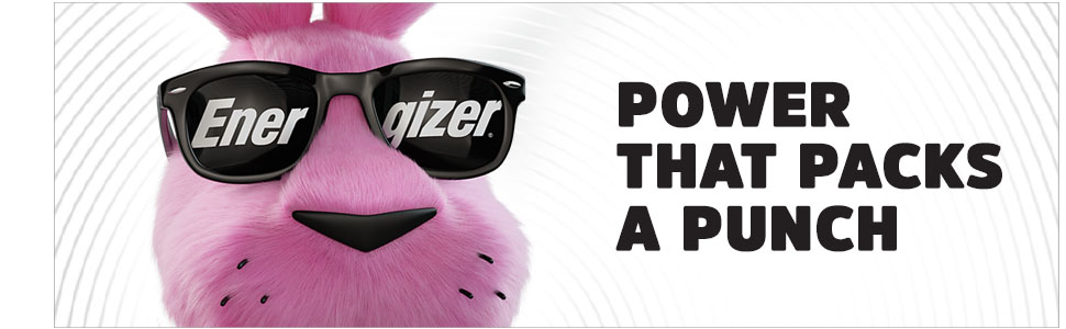 Energizer Alkaline Power Batteries Bunny with Shades