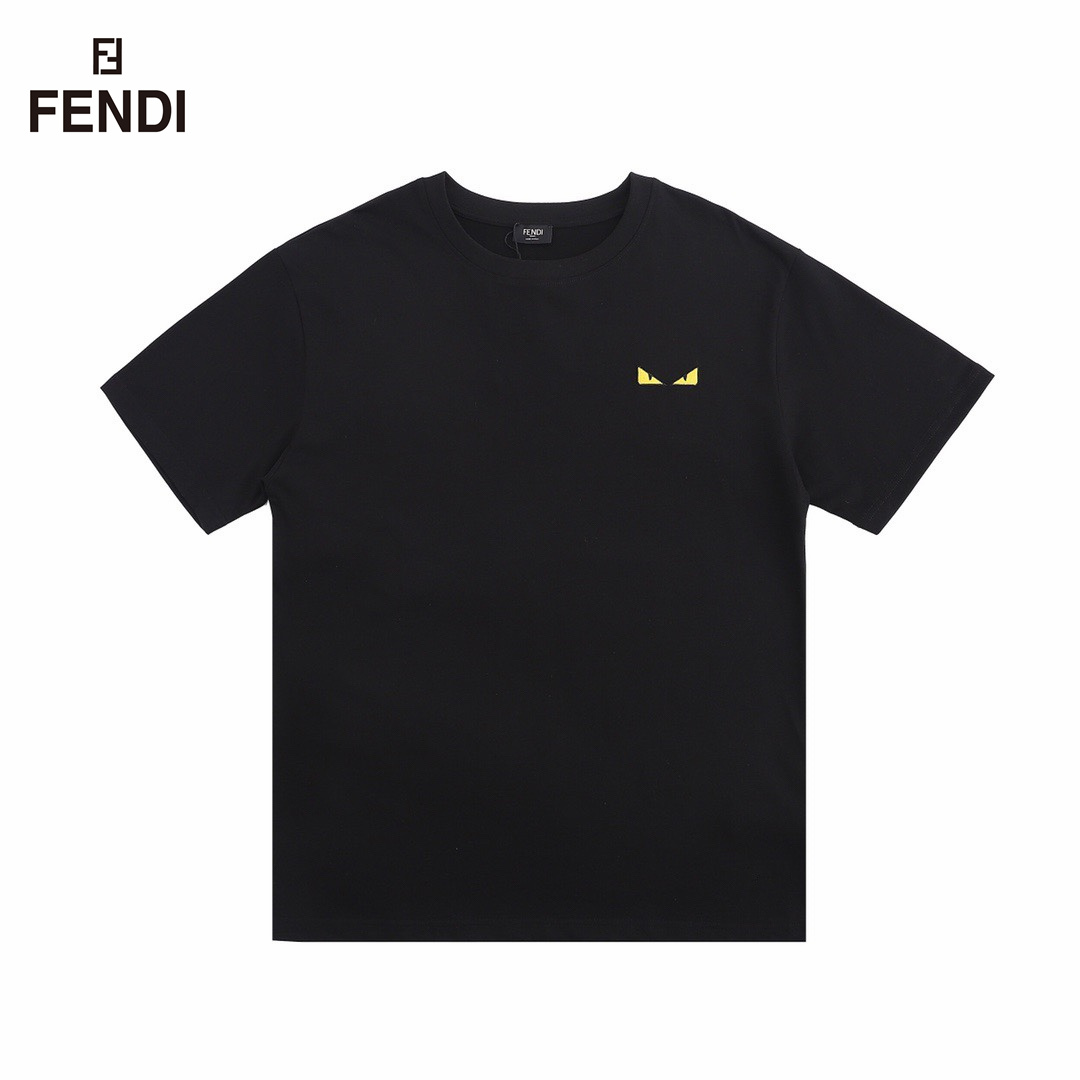 复制【FENDI 公式旗艦店】フェンディ Tシャツ ご好評に付き再入荷！黒 白