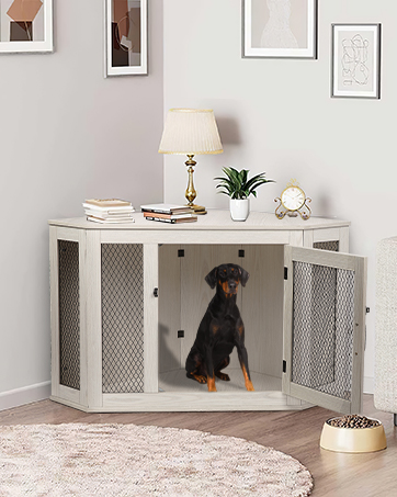 Corner Dog Crate