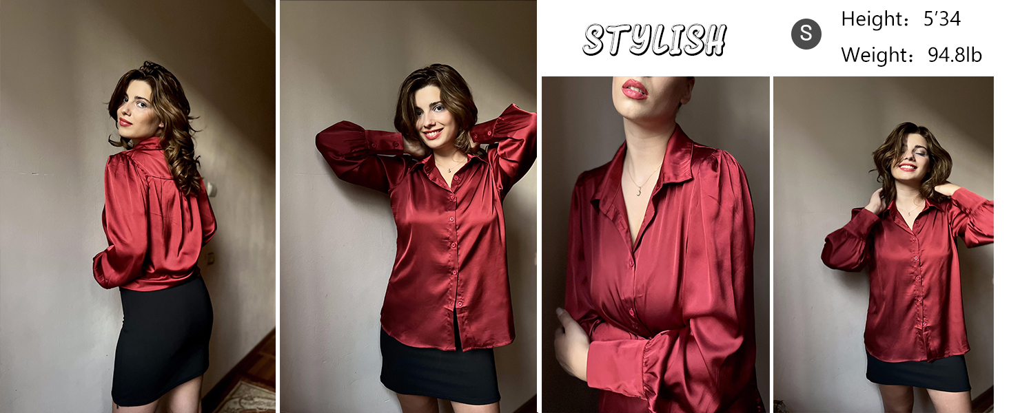 red blouse