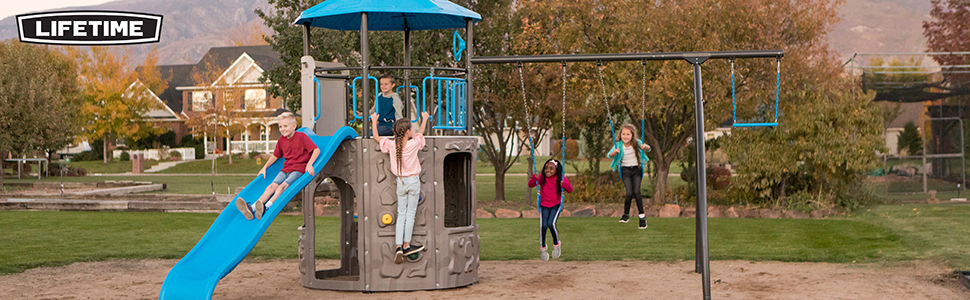 Metal Playsets, Swing Sets, and Playground Equipment