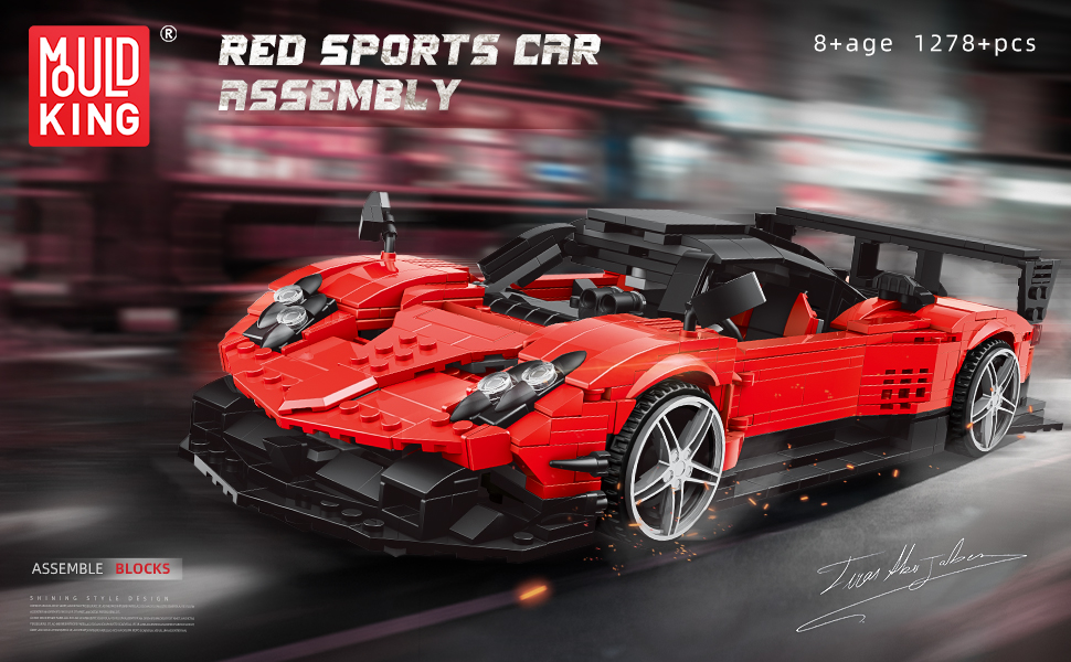 Super Sports Car Building Blocks Sets