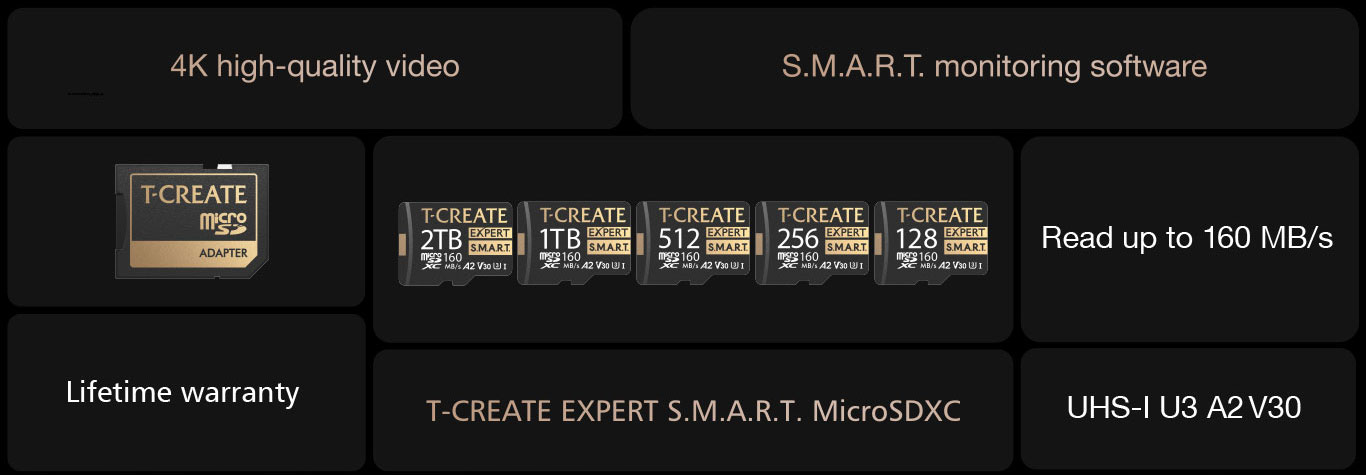 Team T-CREATE EXPERT S.M.A.R.T. MicroSDXC memory card